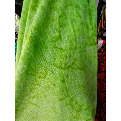 Tela Velboa Con Diseño De Reptil Elegancia Exótica (1m)