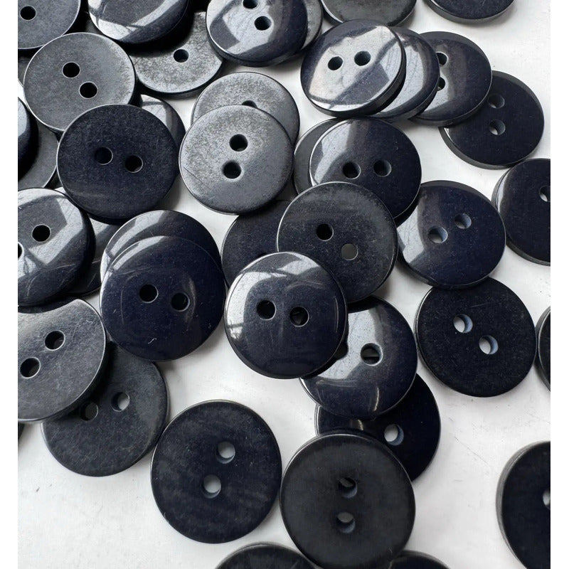 Boton 2 Hoyos 13mm Trikel / Bote Con 100pz / Elige Tu Color