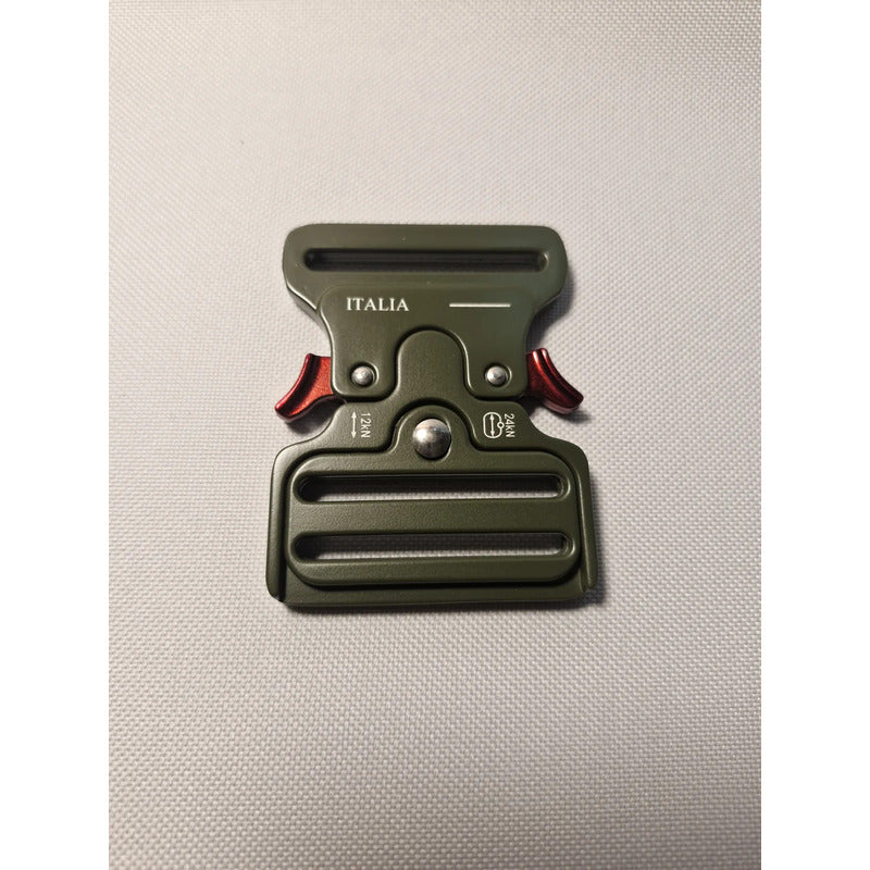 Hebilla Para Cinturón O Mochila Táctico De 5.08cms Verde Lisa 2 Pulgadas
