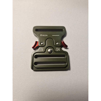 Hebilla Para Cinturón O Mochila Táctico De 5.08cms Verde Lisa 2 Pulgadas