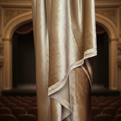 Tela Terciopelo Stretch ( 1 Metro) Dorado Oscuro Terciopelo Stretch