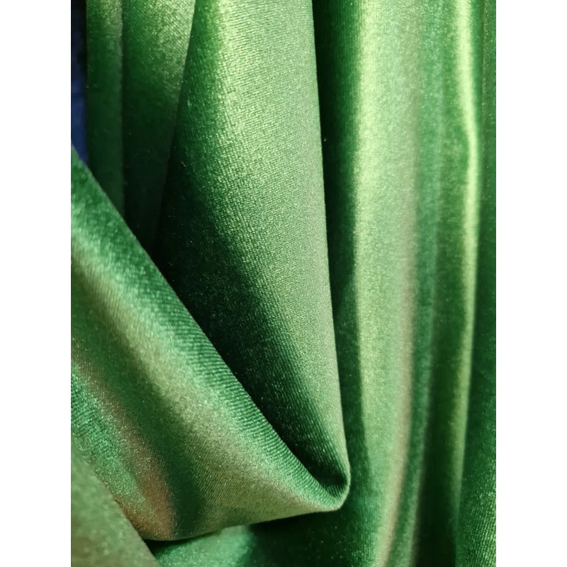 Tela Terciopelo Stretch ( 1 Metro) Verde Terciopelo Stretch