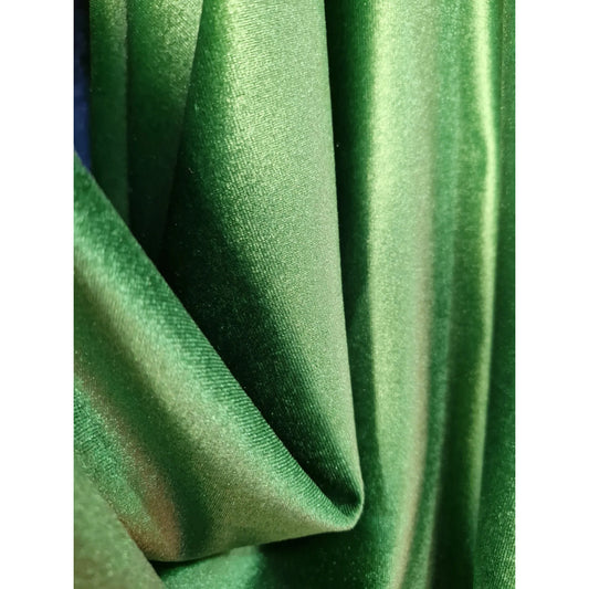 Tela Terciopelo Stretch ( 1 Metro) Verde Terciopelo Stretch
