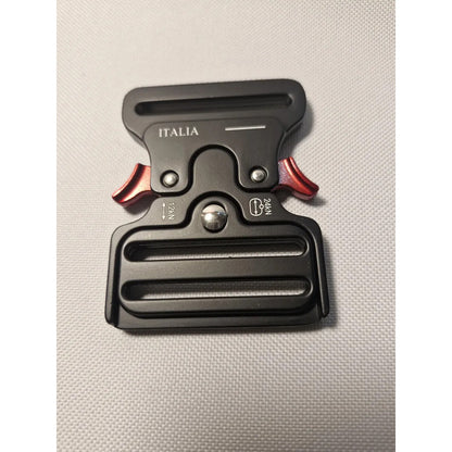 Hebilla Para Cinturón O Mochila Táctico De 5.08cms Negro Lisa 2 Pulgadas