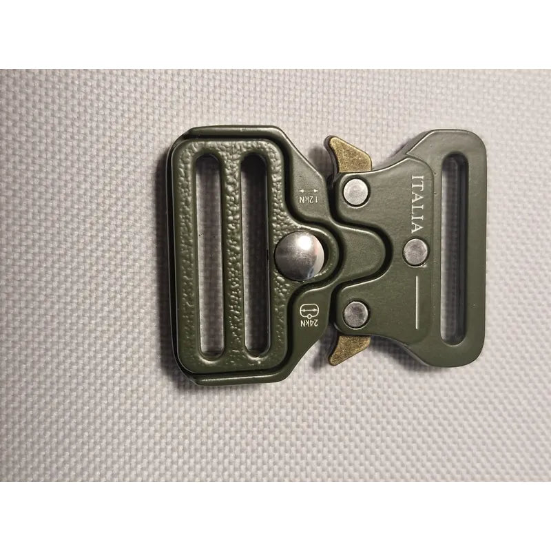 Hebilla Para Cinturón O Mochila Táctico De 2.54cms Verde Militar Lisa 1 Pulgada ( 2.54cms)