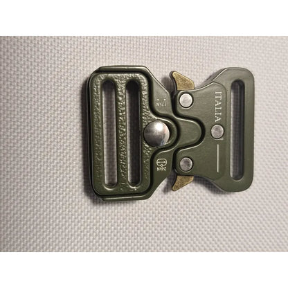 Hebilla Para Cinturón O Mochila Táctico De 2.54cms Verde Militar Lisa 1 Pulgada ( 2.54cms)