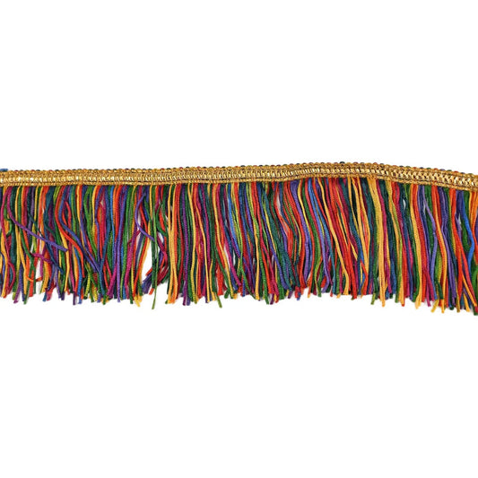 Fleco De Colores Con Filo Dorado (1 Rollo De 25 M) Dorado