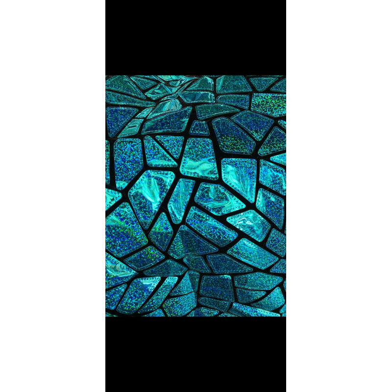 Tela Premium De Terciopelo Con Espejo Vestuario Circo (5m) Turquesa Holografico Terciopelo Espejo
