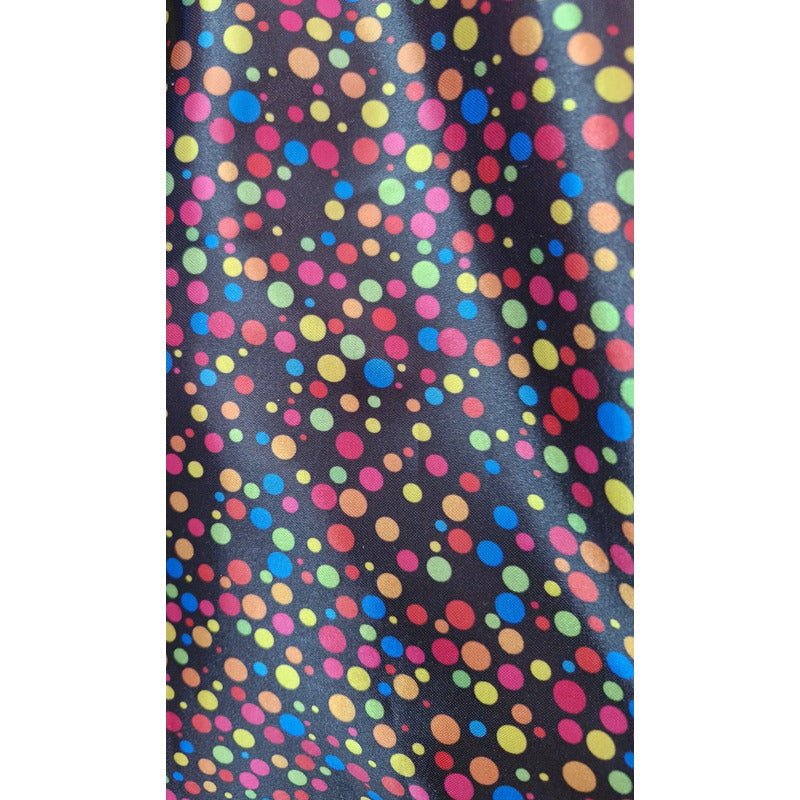 Tela Moño Disfraz Sombrerero Satín ( 1metro) Multicolor Satin Sombrerero