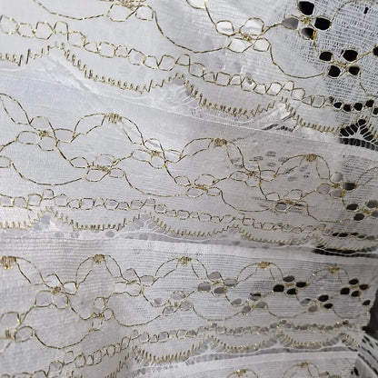 Encaje Blanco De Tira O Para Rasgar (1 Metro) Blanco