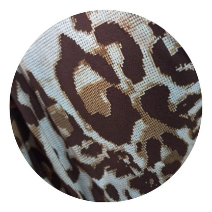 Tela Chiffon Con Diseños Animal Print (1m)