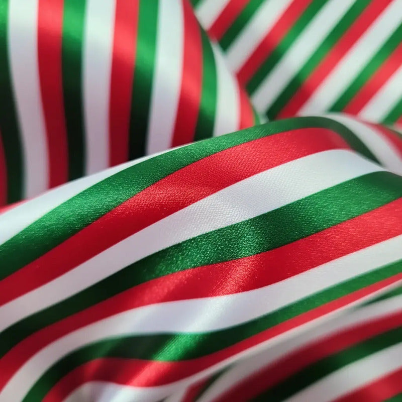 Tela Razo Estampado Patrones Navideños (1 Metro)