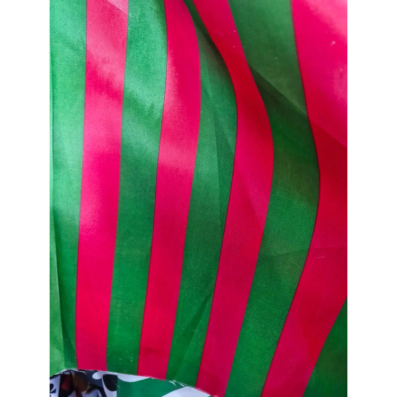 Tela Razo Estampado Patrones Navideños (1 Metro)