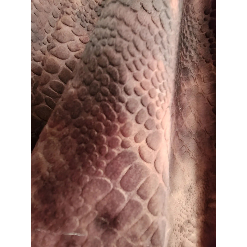 Tela Velboa Con Diseño De Reptil Elegancia Exótica (1m)