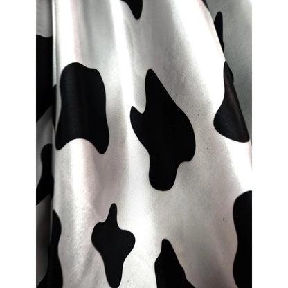 Tela Vaca Satinada ( 1 Metro) Negro Satin Vaca
