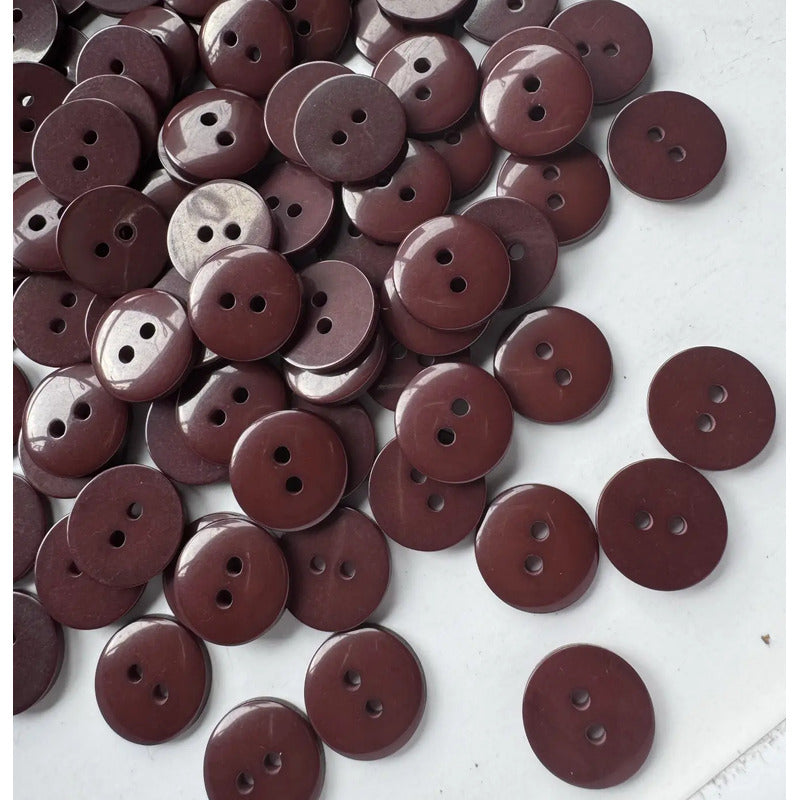 Boton 2 Hoyos 15mm Trikel / Bote Con 144pzs / Elige Tu Color