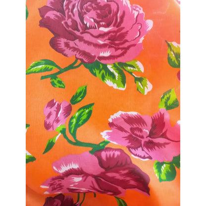 Tela Estampada Con Flores Varios Colores (1 Metro)