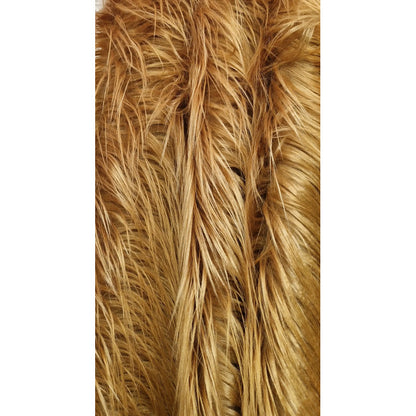 Tela Peluche Pelo Largo Suave Premium ( 1 Metro) Café Claro Peluche Largo