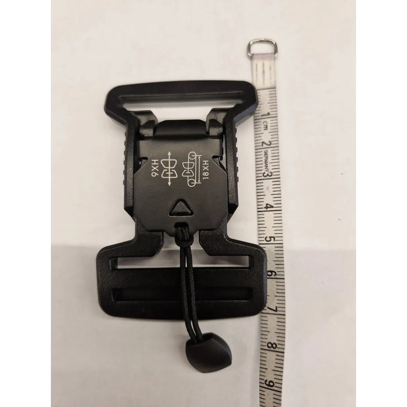 Hebilla Mochila Magnética Táctica De Acetal 1 1/2 PLG 38mm Negro