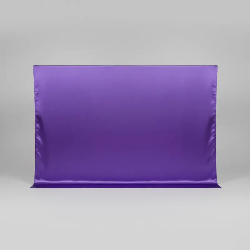 Tela  Satin Ba , Para Vestido Y Disfraz De Fiesta ( 1 Metro) Morado Liso