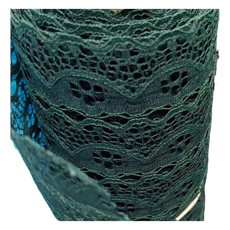 Encaje De Tira O Para Rasgar Varios Colores (1 M) Verde Oscuro