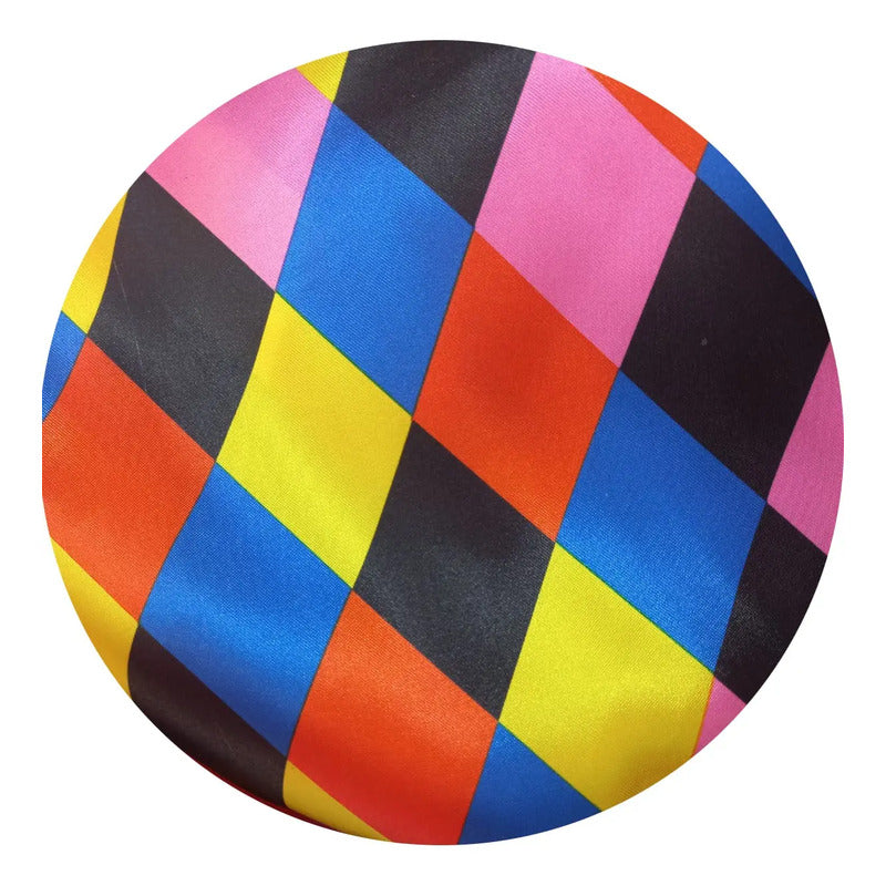Tela Satinada Estampado Con Diseños Poker/lgbt/cuadrille 1m