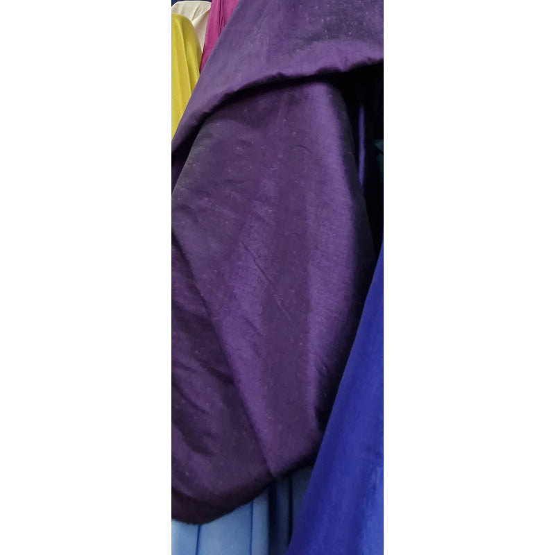 Tela Tafeta Stretch Para Vestidos De Gala Y Damas (1 Metro) Violeta Oscuro