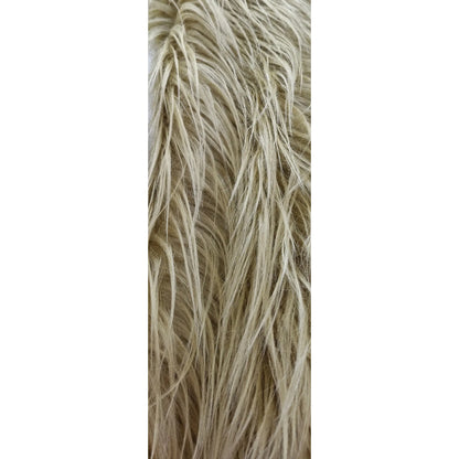 Tela Peluche Pelo Largo Suave Premium ( 1 Metro) Beige Peluche Largo