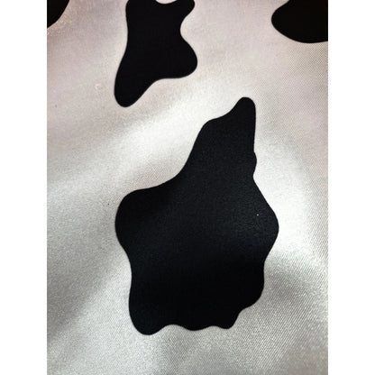 Tela Vaca Satinada ( 1 Metro) Negro Satin Vaca