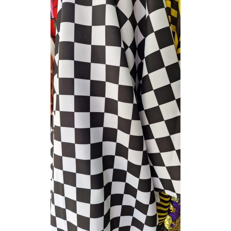 Tela Tergal Estampado Rayas,cuadros Grecas, Paliacate (1 M)