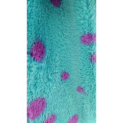 Tela De Peluche Suave Mt De Sulley Monsters Inc (1 Metro) Turquesa Sulley