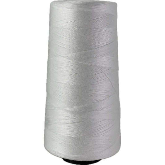 Hilo Duralon mezclillero calibre 15 Tex 105, cono 380 g, blanco