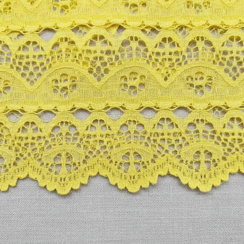Encaje De Tira O Para Rasgar Varios Colores (1 M) Amarillo
