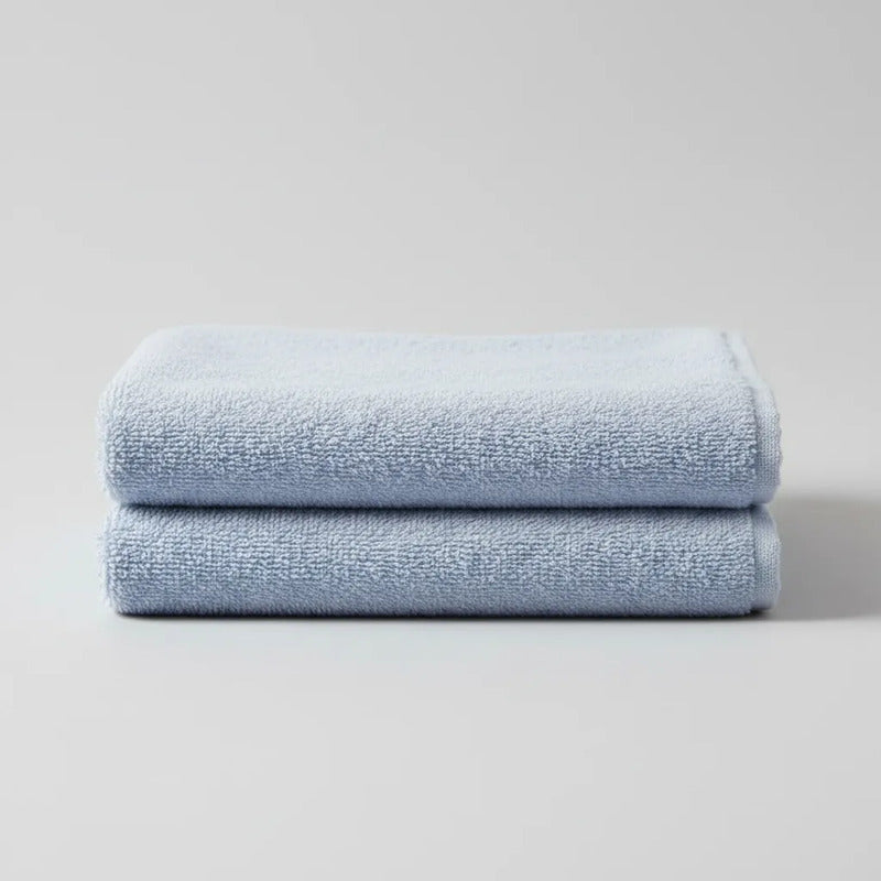 Tela Toalla Microfibra  Alta Absorción Multiusos (2 Mts) Azul Cielo Microfibra