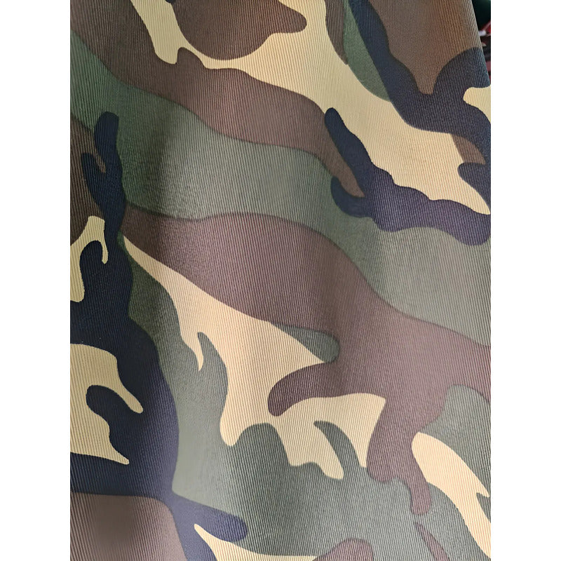Tela Gabardina Con Estampados De Camuflaje (1 Metro)