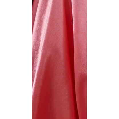 Tela  Satin Back , Para Vestido Y Pijamas( 1 Metro) Coral Liso