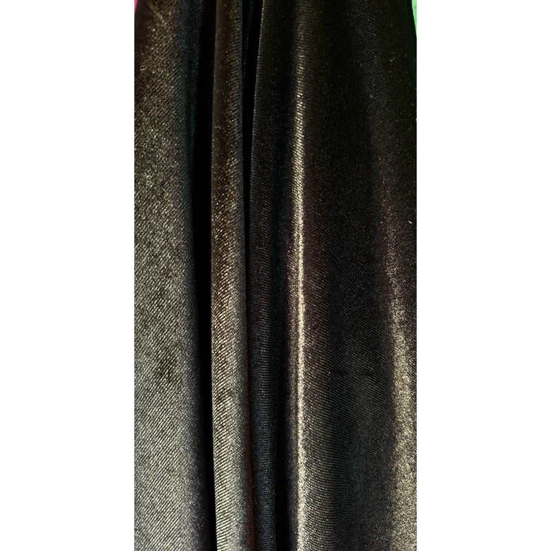 Tela Terciopelo Stretch ( 1 Metro) Negro Terciopelo Stretch