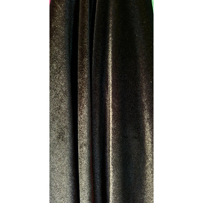 Tela Terciopelo Stretch ( 1 Metro) Negro Terciopelo Stretch