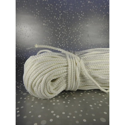 Piola Ferretera Blanca Polipropileno 5mm Bobina Trikelle 150m Calibre 5mm
