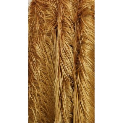 Tela Peluche Pelo Largo Suave Premium ( 1 Metro) Café Claro Peluche Largo