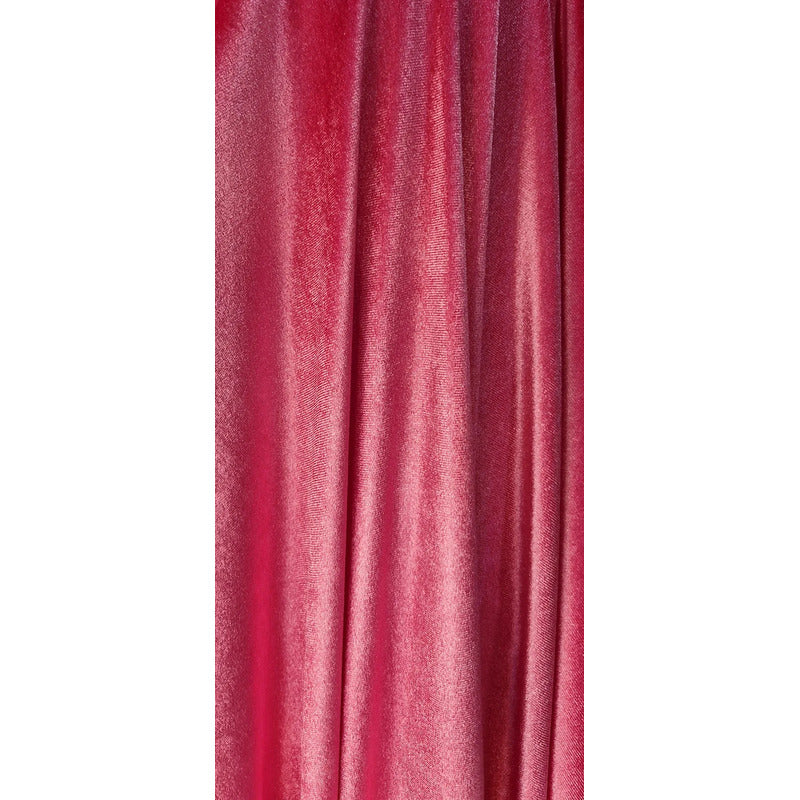 Tela Terciopelo Stretch ( 1 Metro) Rosa Coral Terciopelo Stretch