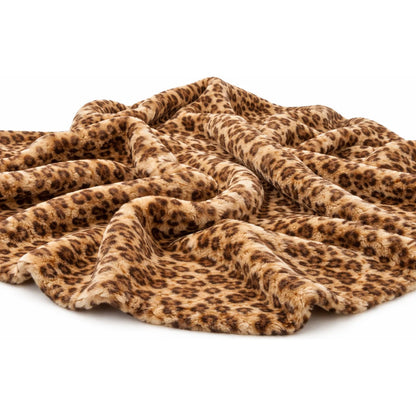 Tela De Peluche Pelo Corto Patrón Leopardo 5 Metros Suave Leopardo Animal-print