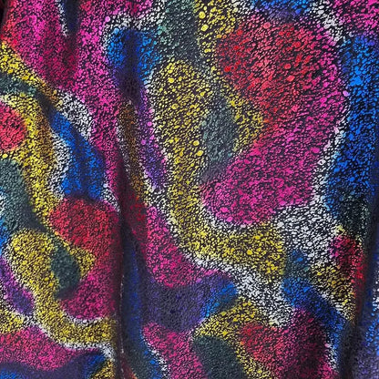 Tela Terciopelo Metalizado Estampado (1 M) Negro