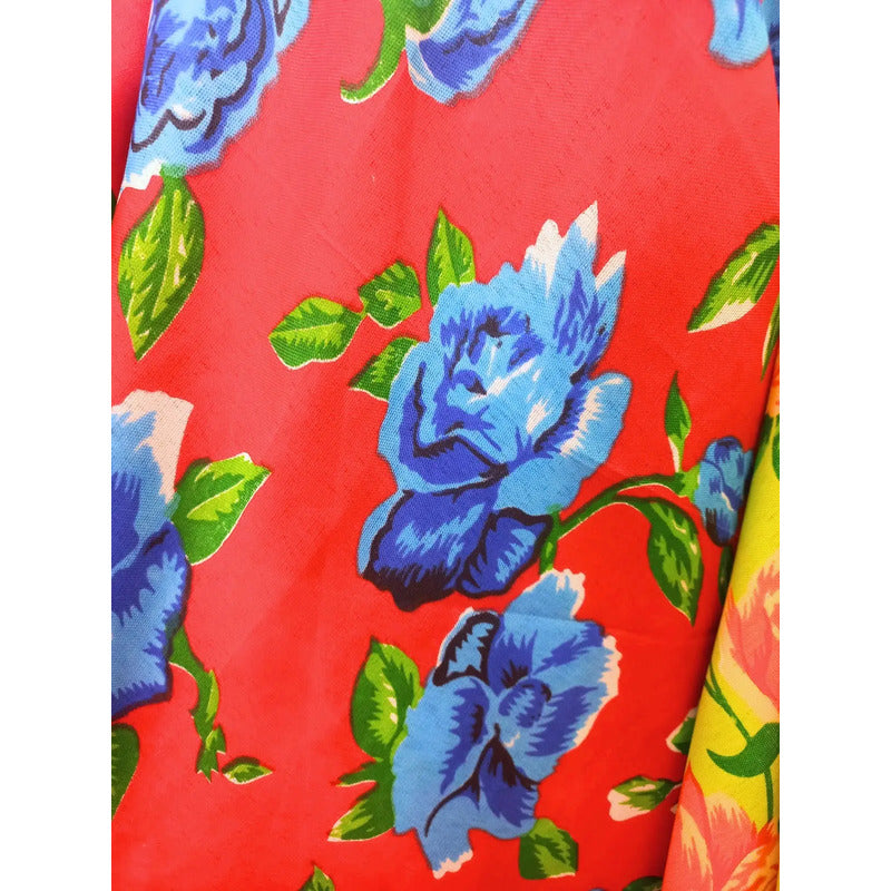 Tela Estampada Con Flores Varios Colores (1 Metro)