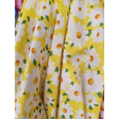 Tela Campesina Margaritas 1.70ancho ( 3 Mts ) Amarillo Margaritas