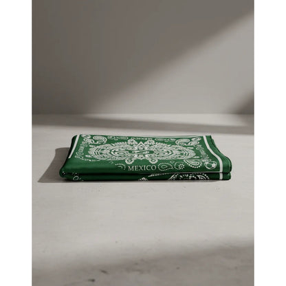 Pañuelo Paliacate México Mundial Verde (12pzas.) Verde Calendario Azteca Unica