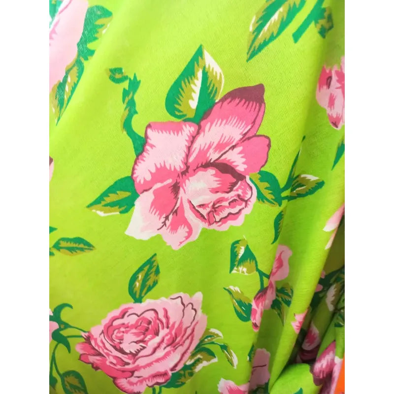 Tela Estampada Con Flores Varios Colores (1 Metro)