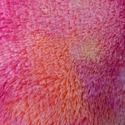 Tela Peluche Suave Para Cojines, Muñecos, Forros (1m) Naranja Tonos Cálidos