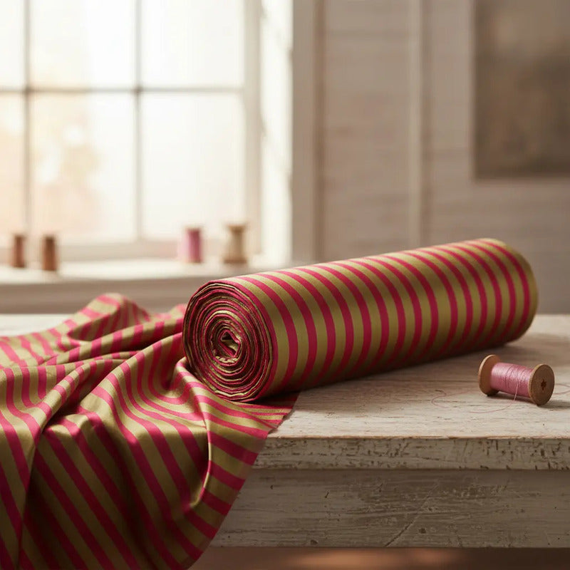 Tela Razo Estampado Patrones Navideños (1 Metro)