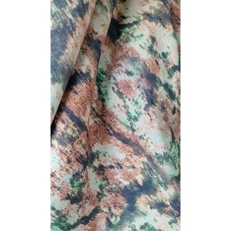 Tela Gabardina Con Estampados De Camuflaje (1 Metro)